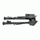 Sniper Compact Precision Bipod w/ Spring Loaded Legs, Black, Adjustable Height 8 - 12.5 in BP08