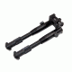 Sniper Tactical High Profile Folding / Height Adjustable BiPod, Black BP03, EDEMO1