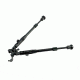 Sniper Tactical High Profile Folding / Height Adjustable Picatinny/Weaver Bipod, Black BP06