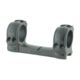 Spuhr Picatinny Aesthetic Mount w/Classic Rings, 0 MOA, Dia 30mm, H 1in, Black, SCP-3000A