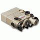 Steiner DBAL-I2 Dual Beam Aiming Laser Device, w/ Visible and IR Laser, Red/IR Laser, Desert Tan, 9005