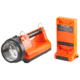Streamlight E-Flood FireBox 1500 Lumens Rechargeable Lantern with Blue Taillight LEDs, 12V DC Vehicle Mount System with Direct Wire Rack and Shoulder Strap, Orange, 45815