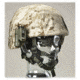 Streamlight Sidewinder Compact Olive Drab - shown mounted on helmet