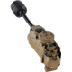 Streamlight Sidewinder Stalk LED Flashlight w/Helmet Clip &amp; E-Mount, CR123A &amp; AA, Multicolor, 76 Lumens, Coyote, 14302