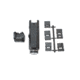 Streamlight TLR-9 Flex LED Weapon Light, Ambi Rear Switch Options, CR123A, White, 1000 Lumens, Black, 69464