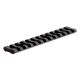 Sun Optics Rem. 4,6,74,76,7400,7600 one piece base/BL, Matte Black SM5504