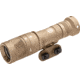 SureFire M340V Mini Scout Light Pro Compact LED Weapon Light, CR123A, Swivel, Picatinny, w/ Z68 Click ON/OFF Tailcap, IR/White, 250 Lumens, Tan, M340V-TN-PRO