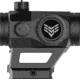 Swampfox Liberator II Mini Red Dot Sight, 1x22mm, 2 MOA Red Dot Reticle, Black, RDLR122-2RD