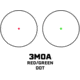 Tacticon Armament Predator V1 Red Dot Green Sight, Black, PRDV10