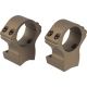 Talley X-Bolt Hells Canyon Rifle Scope Rings, 1in, High, Burnt Bronze Cerakote, HC950735