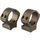 Talley X-Bolt Hells Canyon Rifle Scope Rings, 30mm, Low, Burnt Bronze Cerakote, HC730735