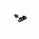 Trijicon Bright &amp; Tough 3 Dot High Night Sight Set - Green Front, For Glock, GL04Y