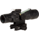 Trijicon 3x30 mm Dual Illuminated Q-LOC Compact ACOG Scope, 3x30 mm, 300BLK 115/220gr. Green, Crosshair Reticle, Matte Black, 400382