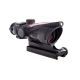 Trijicon 4x32 BAC ACOG Rifle Scope,Dual Illuminated Red Crosshair 300BLK Reticle w/TA51 Mount 100411