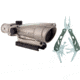 Trijicon ACOG 3.5x35 Nickel Boron Dual Illum. Green Crosshair .223 Ball. Reticle w/ TA51 Mount TA11-D-100205 w/ Gerber Suspension Multi-Plier w/ Open Frame Design 1473