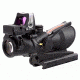 Trijicon ACOG 4x32 Dual Illum. Red Crosshair .223 Ballistic Reticle w/ TA51 Mount Dual Illum. RMR 7.0 MOA Amber Dot Sight TA31RM04