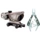 Trijicon ACOG 4x32 Nickel Boron Dual Illum. Red Horseshoe Dot .223 BAC Reticle w/ TA51 Mount TA31-D-100196 w/ Gerber Suspension Multi-Plier w/ Open Frame Design 1473