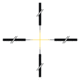 Trijicon Compact Dual Illuminated ACOG Scope, 1.5x24 mm, Amber, Crosshair Reticle, Matte Black, 400335