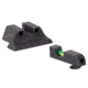 Trijicon DI Night Sight Set, Dual-Illuminated, U-Notch, Tritium Green Front Color/ Rear Color, Glock Models 42, 43, 43X, &amp; 48, 601106