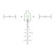 Trijicon ACOG 3.5x35 Dual Ill Rifle Scope w/Mount, Green Horseshoe .308 M240 Reticle