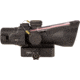 Trijicon Dual Illuminated Low Height Compact ACOG Scope, 3x24 mm, Red, 7.62x39/123gr. Crosshair Reticle, Matte Black, 400357