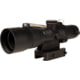 Trijicon Dual Illuminated Q-LOC Compact ACOG Scope, 3x30 mm, 7.62x51mm/175gr. Amber, Chevron Reticle, Matte Black, 400364