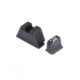 Trijicon For Glock Sup Night Sight w/ Wht Outline/Grn Lamps, White/Black, Suppressor Night Sight Set 196577