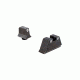 Trijicon For Glock Suppressor Night Sight Set - White Outline - Green Lamps for Calibers 9mm,.40,.43,.45 G.A.P.,.357 GL201-C-600649