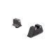 Trijicon For Glock Suppressor Night Sight Set - White Outline - Green Lamps for Calibers 9mm,.40,.43,.45 G.A.P.,.357 GL201-C-600649