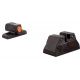 Trijicon H&amp;K USP Compact HD Night Sight Set - Orange Front Outline HK108O