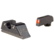 Trijicon HD XR Night Sight Set, MOS Fit Rear, Glock 17, 17L, 19, 22, 23, 24, 25, 26, 27, 28, 31, 32, 33, 34, 35, 37, 38 and 39, Orange, 601092