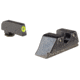 Trijicon HD XR Night Sight Set, MOS Fit Rear, Glock 17, 17L, 19, 22, 23, 24, 25, 26, 27, 28, 31, 32, 33, 34, 35, 37, 38 and 39, Yellow, 601091