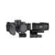 Trijicon MRO SD 1x25mm Reflex Red Dot Sight, 2.0 MOA Adjustable Red Dot, with Full Co-Witness Quick Release Q-LOC Mount, 3x Magnifier with Quick Release Flip-to-Side Mount, Black, MRO-C-2200367