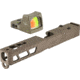 Trijicon RM01 RMR Type 2 LED 3.25 MOA Red Dot Sight, Flat Dark Earth and TRYBE Defense Pistol Slide, Glock 17, Gen 3, RMR Cut, Version 2, FDE Cerakote