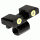 Trijicon Bright &amp; Tough Smith And Wesson 9Mm Adjustable Rear Sight Yellow Lamp SA01R-Y