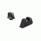 Trijicon Night Sight Suppressor Set, White Front/White Rear, Green front/Orange Rear Lamps, Black, 600650