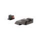 Trijicon HD XR Night Sight Set, Orange Front Outline for Smith and Wesson M&amp;P, SD9 VE, SD40 VE, Black, 600851