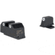 Trijicon Suppressor/Optic Height U-Notch Tritium Pistol Night Sight Set