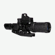 Trinity Force Assault Scope 1-4X28 , Combo V2, Electronic Buttons, Mil-Dot  Reticle, Black SR19S1428BH-V2