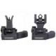 Troy Top Mounted Deployable Front and Rear Sight, Black, SSIG-45S-MDBT-00