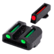 TruGlo Brite-Site Fiber Optic Hand Gun Sight, Red Front &amp; Green Rear, Glock 20/21/29/30/31/32/37, TG-TG131G2