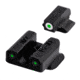 TruGlo Brite Site Tritium Pro Sight Set for S&amp;W Bodyguard .380, White Focus Lock Ring, TG-TG231MP2W