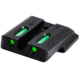 TruGlo TFX S&amp;W/M&amp;P Shield, .22 Models/SD9/SD40 3 Dot Green Sight, TG-TG13MP1A