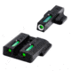 TruGlo TFX S&amp;W/M&amp;P Shield, .22 Models/SD9/SD40 3 Dot Green Sight, TG-TG13MP1A