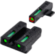 TruGlo TFX Tritium/Fiber-Optic Day/Night Sights, Black, TG-TG13SG4A