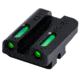 TruGlo TFX Day/Night Sights Walther CCP Steel Green Tritium/Fiber Optic, TG-TG13WA3A