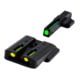 TruGlo Tritium Fiber Optic Brite-Site Handgun Sight For Smith and Wesson MP Front Green and Yellow Rear Sight, TG-TG131MPTY