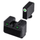 TruGlo Tritium Pro Handgun Sight Set for Glock Low MOS, White Focus Lock Ring, TG-TG231G1MW