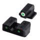 TruGlo Tritium Pro Handgun Sight Set for Kahr, White Focus Lock Ring, TG-TG231A1W