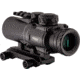 TRYBE Optics 3x32mm Compact Prism Scope Red Dot Sight, 32mm Tube, Black, TRO3XPRISM-BL